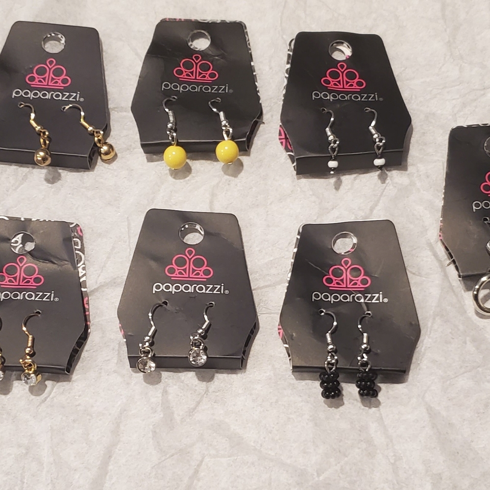 Paparazzi Women's Earrings Set - Gold, Yellow, Silver, Black